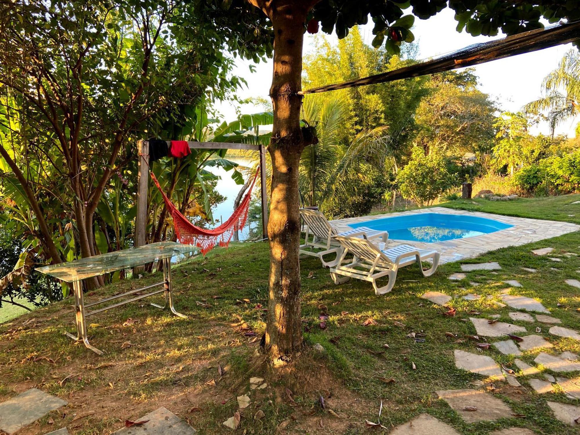 Casa Com Piscina Fundo Pra Represa E Ar Condicionado Casinhabrancadevaranda Ijaci Экстерьер фото
